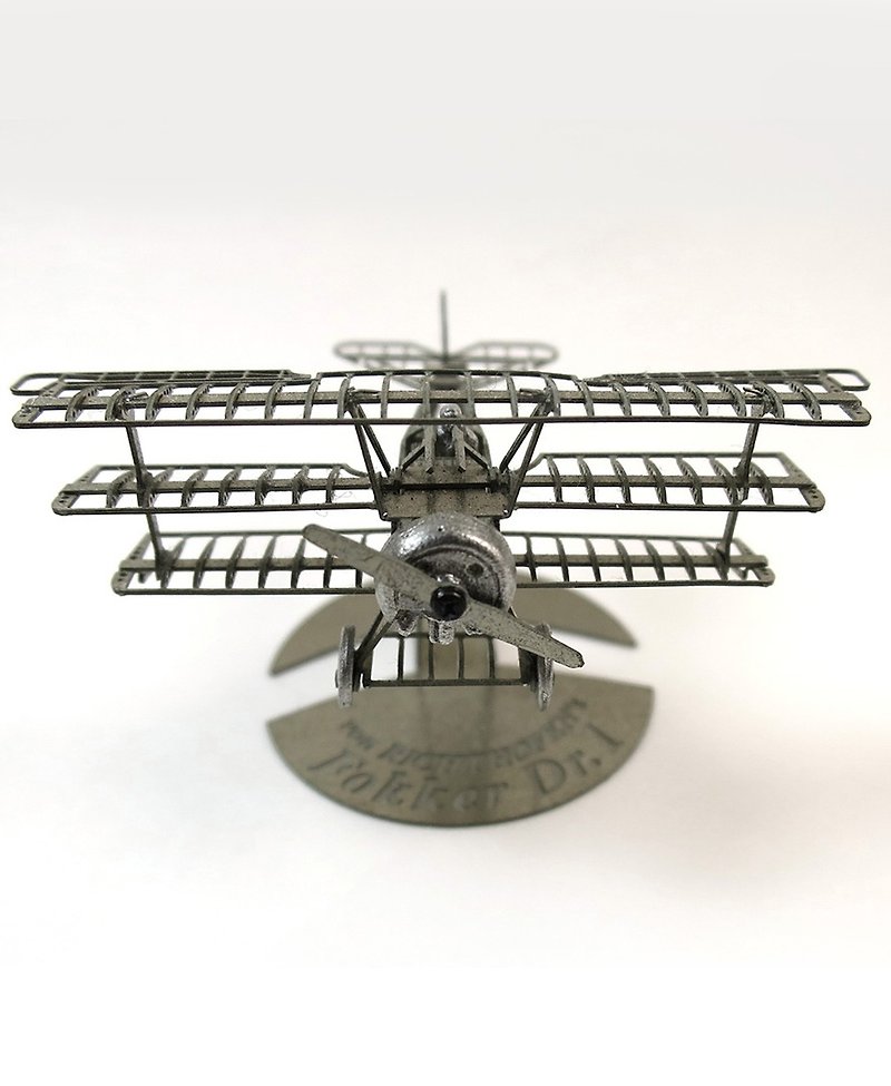 SUSS日本Aerobase金属蚀刻模型组装飞机-FokkerDr1镍银材质战斗机 - 其他 - 纸 灰色
