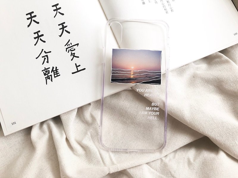 YOU ARE MY HEAVEN,BUT MAYBE I AM YOUR HELL.手机壳软壳 IPHONE - 手机壳/手机套 - 塑料 多色