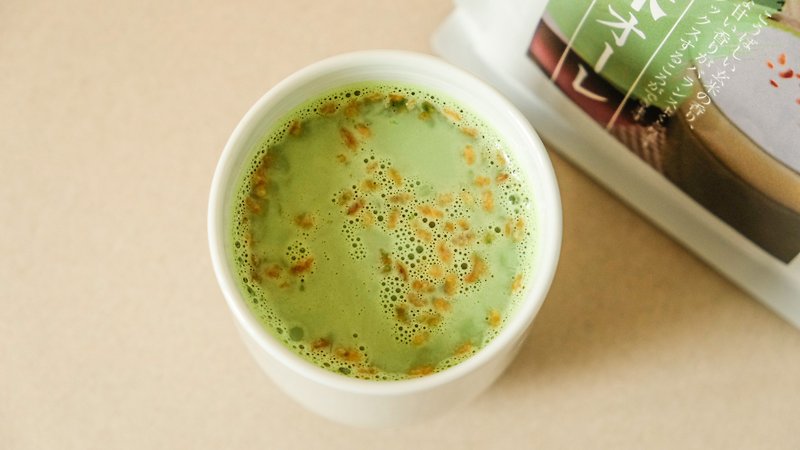 抹茶玄米奶茶 - 健康/养生 - 其他材质 绿色
