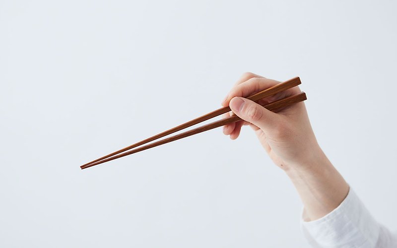 竹箸　燻し煤竹　拭き漆　22.5cm - 筷子/筷架 - 木头 咖啡色