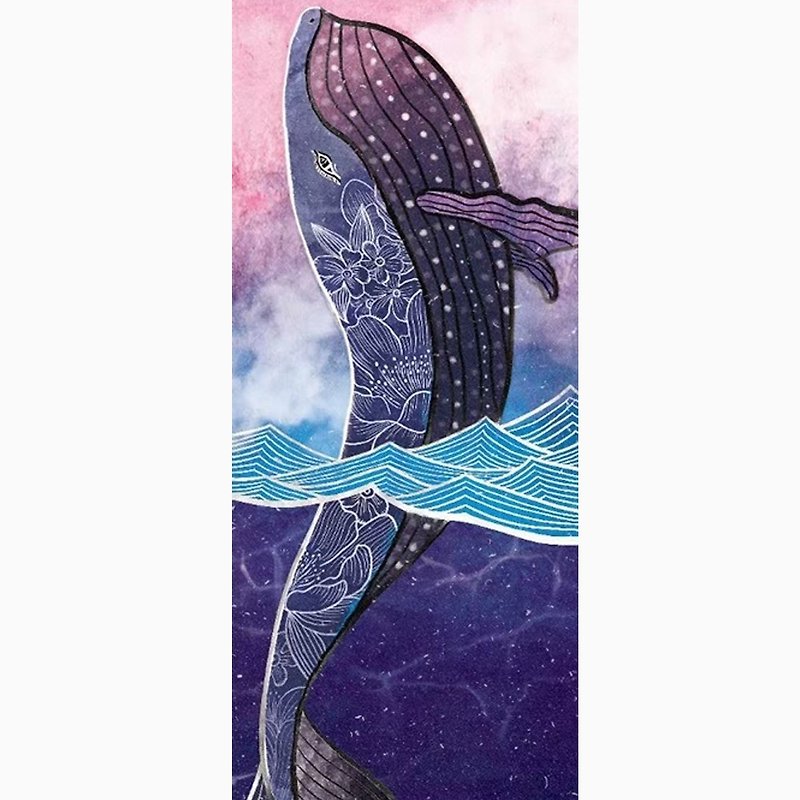 MIRACLE 墨瑞革│瑜珈铺巾 蓝鲸大海情 The Heart of Ocean Whale - 运动/健身用品 - 聚酯纤维 