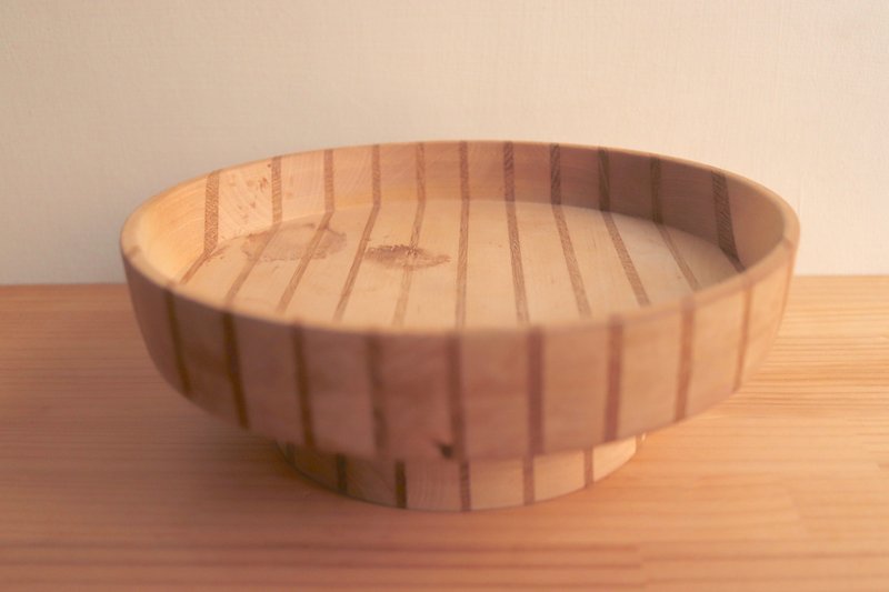 芬兰乡村拼接厚重实木展示高台座 - 托盘/砧板 - 木头 咖啡色