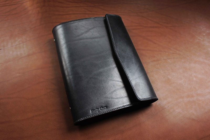 VULCAN Leather Note 活页A5  意大利A级植鞣牛革 可加购压印服务 - 笔记本/手帐 - 真皮 黑色