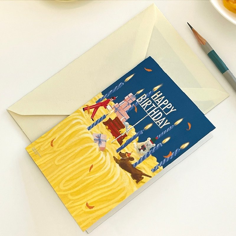 生日快乐卡套装 - 卡片/明信片 - 纸 多色