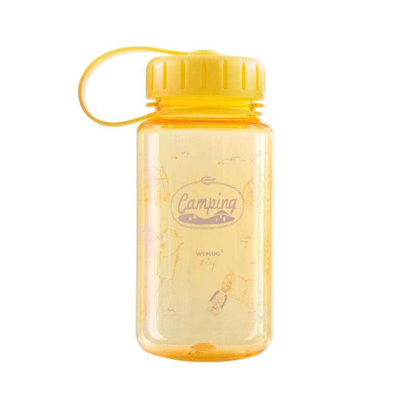 WEMUG 印花水瓶 - S350 Camping 黄 - 水壶/水瓶 - 塑料 黄色