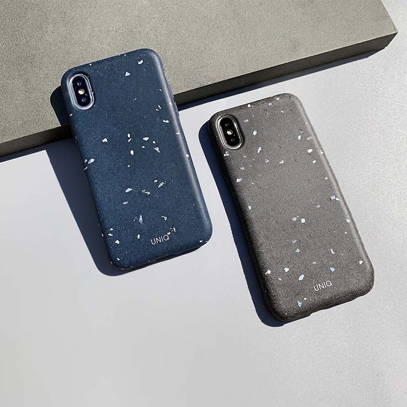 iPhone XS/XS Max Element手工贝壳混水泥手机壳-蓝色 - 手机壳/手机套 - 水泥 蓝色