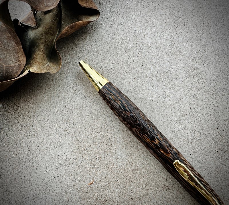 铁刀木 圆珠笔(金色) - 圆珠笔/中性笔 - 木头 