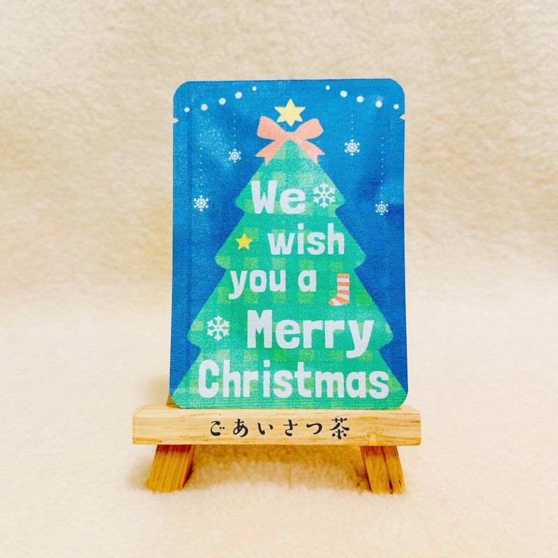 问候茶包_we wish you a merry christmas茶-京都玉露円缘茶1包入 - 茶 - 纸 多色