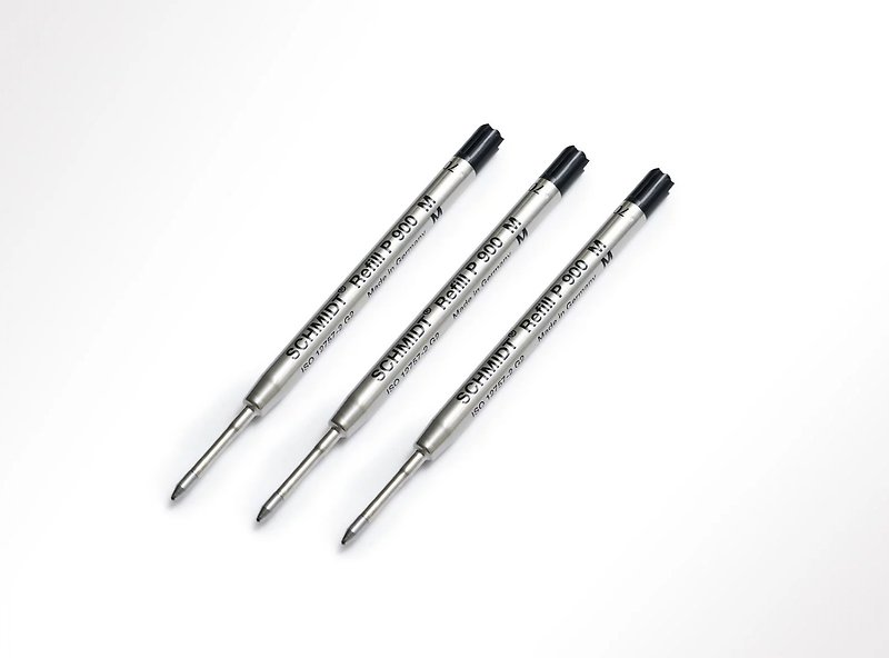 【HMM】SCHMIDT Refill P900M 派克型 笔芯 - 黑色 三入一组 - 钢珠笔 - 其他材质 黑色