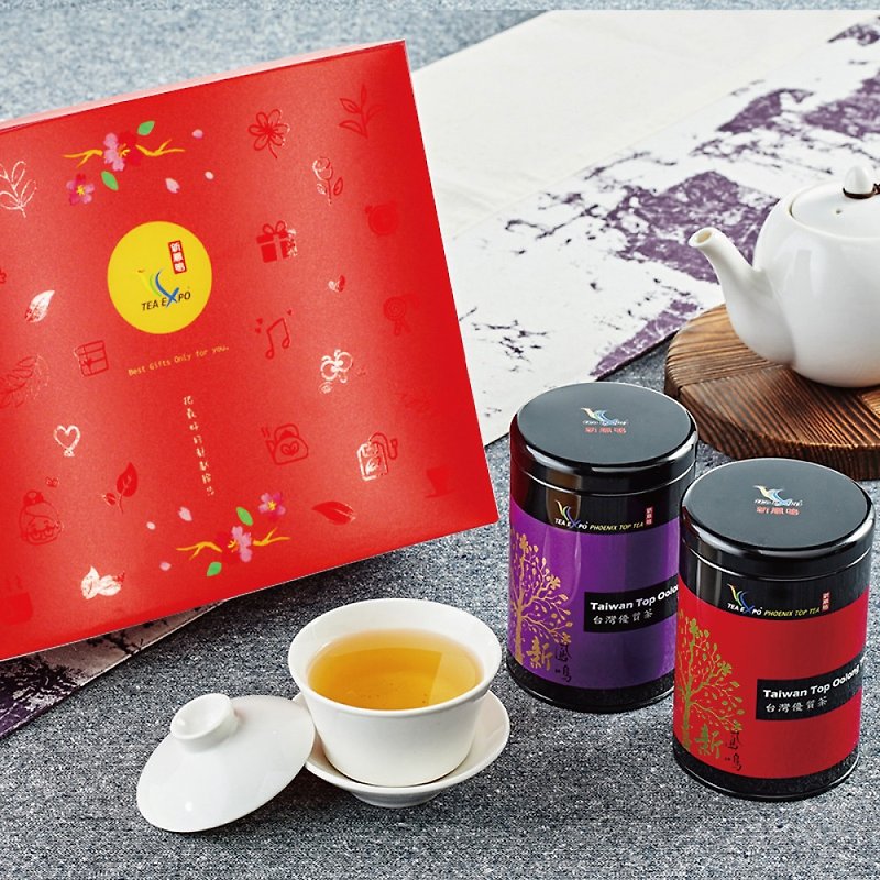 【茶礼盒】台湾乌龙茶叶礼盒 高山茶原片茶礼台湾特产品茶叶礼盒 - 茶 - 其他材质 