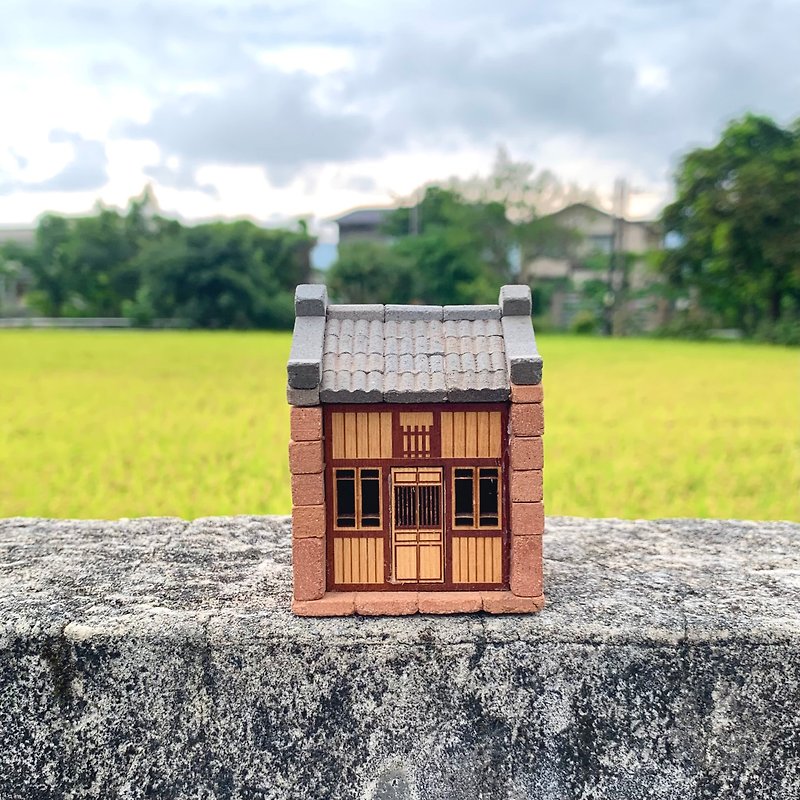 【DIY材料组合包】鹿港街屋/小砖块模型/迷你红砖/台湾传统筑 - 其他 - 其他材质 