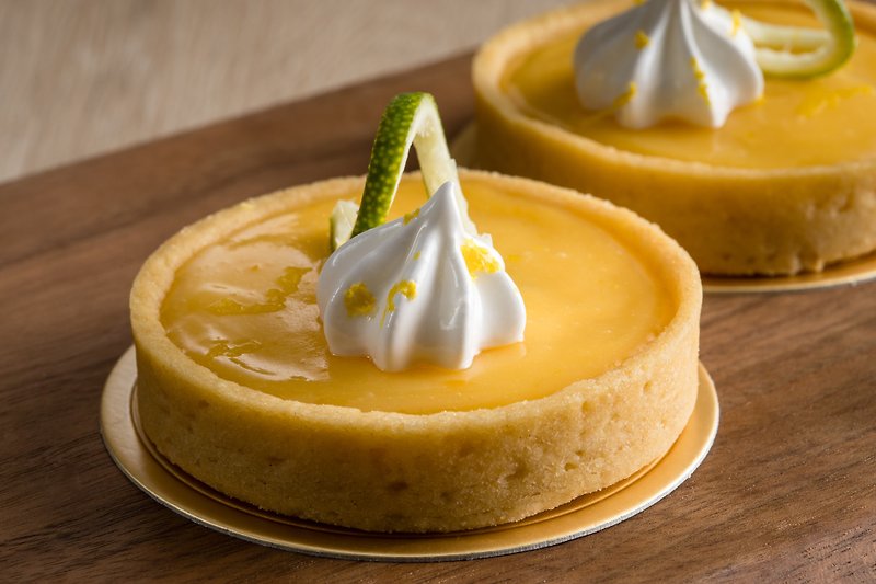 经典法式柠檬塔 - 蛋糕/甜点 - 新鲜食材 黄色