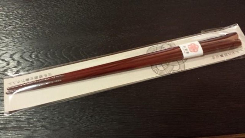 23cm　胴張箸　あかね - 筷子/筷架 - 木头 红色