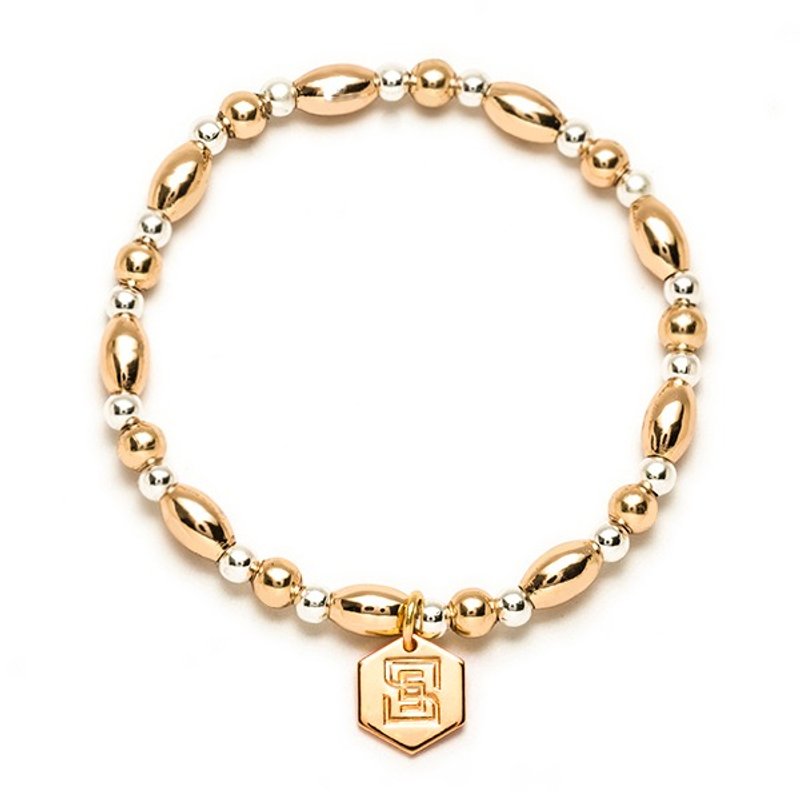 民族风黄铜串珠手环 Solo Brass Beaded Bracelet - 手链/手环 - 其他金属 