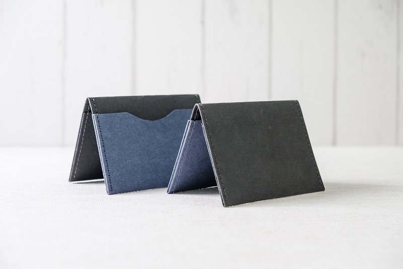 【纸造可能】 minimal 素色系列 简约名片夹 - 名片夹/名片盒 - 纸 蓝色
