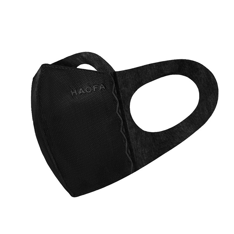 HAOFA超透气无痛感立体医疗口罩-雾黑色(30入) - 口罩 - 其他材质 透明