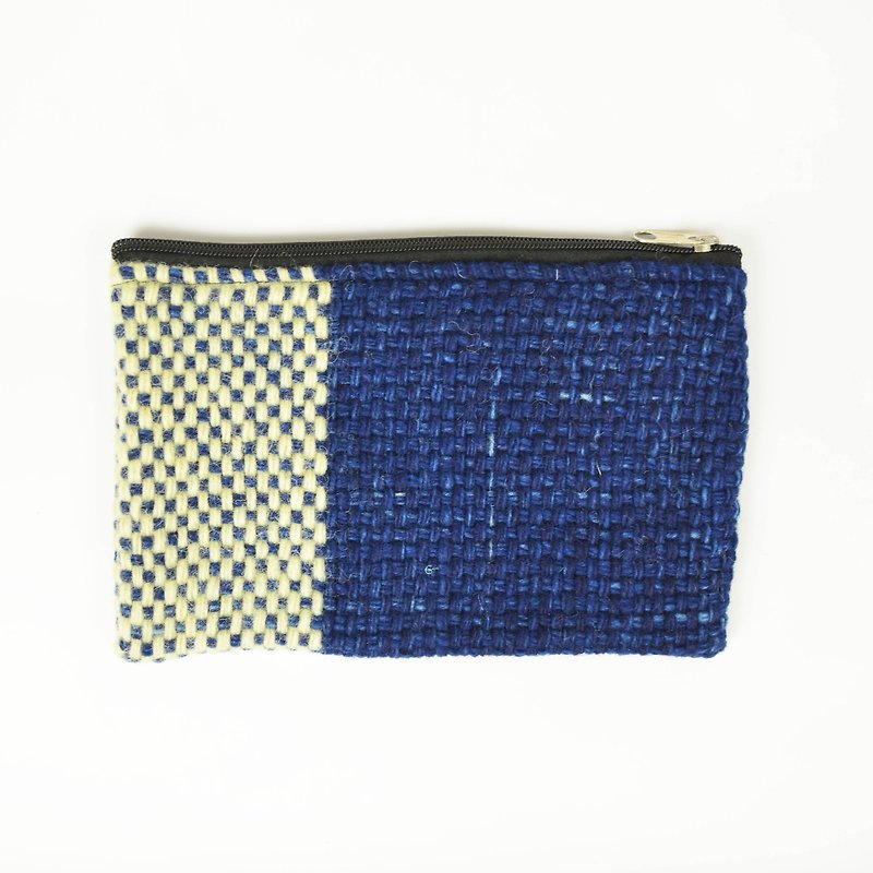 羊毛手织小包-公平贸易 - 地垫/地毯 - 羊毛 蓝色