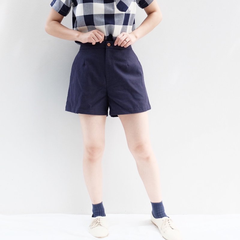 Basic jean shorts - 女装长裤 - 其他材质 蓝色