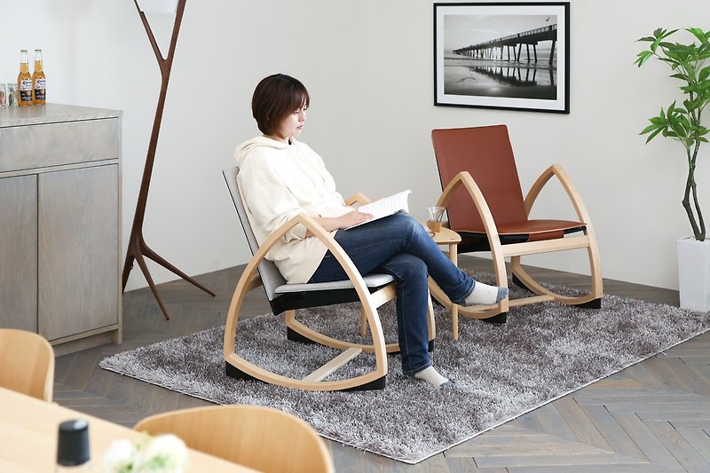 旭川家具 匠工芸 WOODPECKER(ウッドペッカー) ロッキングチェア - 椅子/沙发 - 木头 