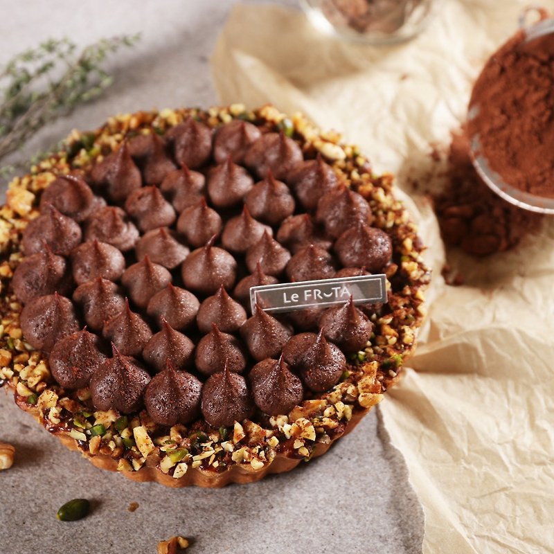 【LeFRUTA朗芙】比利时生巧克力塔 6寸 - 蛋糕/甜点 - 新鲜食材 咖啡色