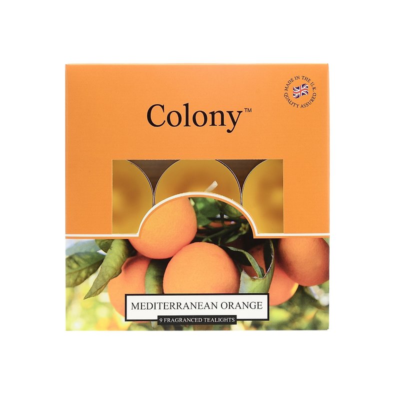 英伦蜡烛 Colony系列 地中海橙 9入迷你蜡烛 - 蜡烛/烛台 - 纸 橘色