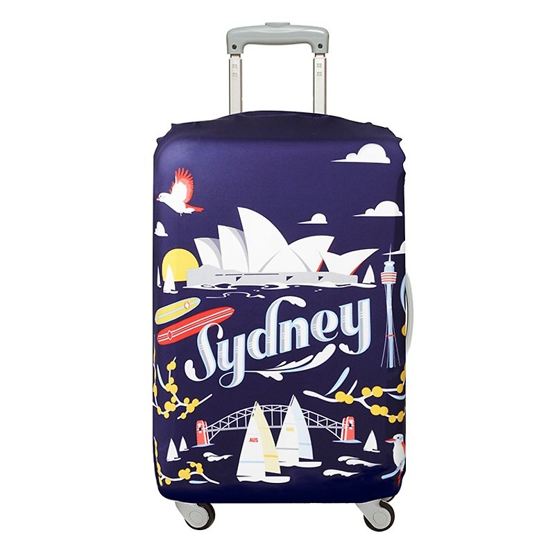 LOQI 行李箱外套 / 雪梨 LLURSY【L号】 - 行李箱/行李箱保护套 - 聚酯纤维 蓝色