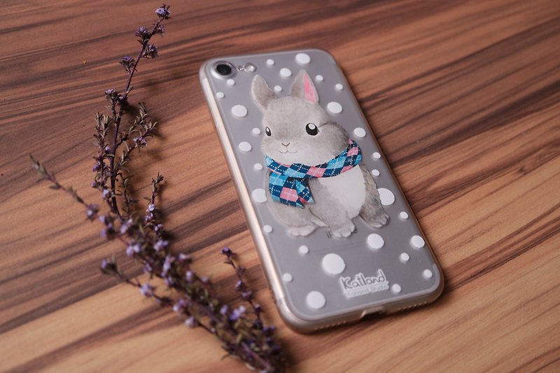自家设计 - 小兔子手机壳 Phone Case R01_02 - 手机壳/手机套 - 塑料 银色