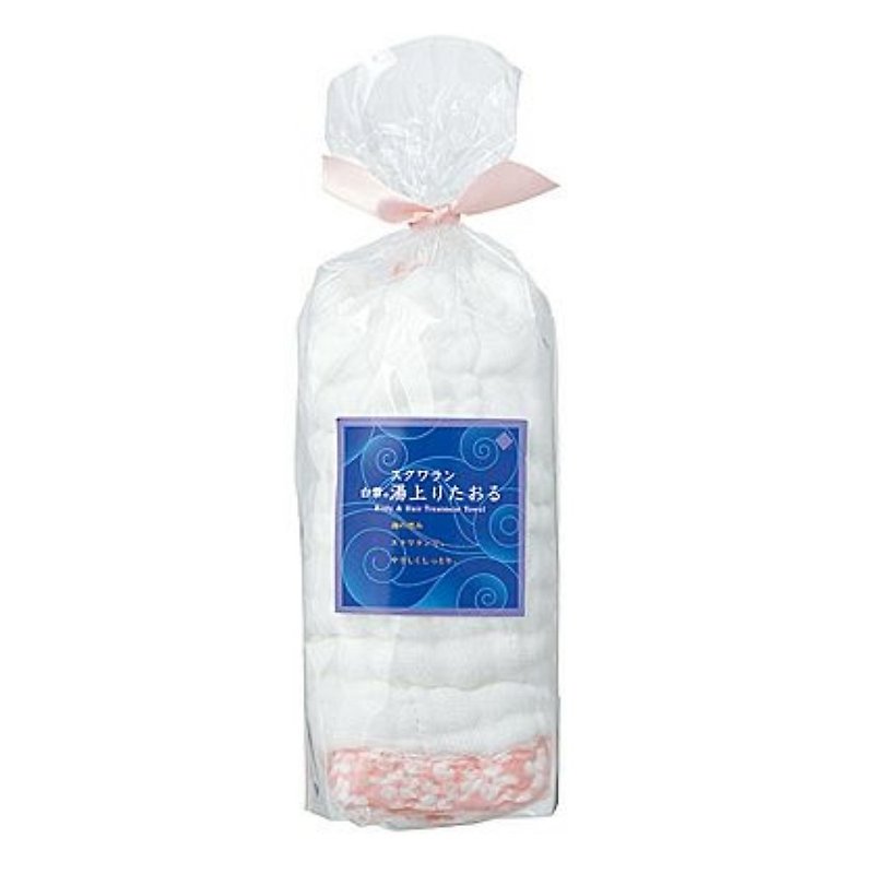 白雪角鲨烷保湿巾 (大) / 粉红 - 毛巾浴巾 - 其他人造纤维 白色