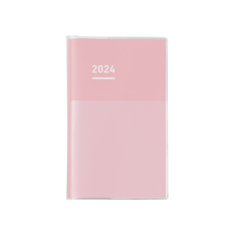 KOKUYO JIBUN 手帐 2024单册mini Diary 粉红 - 笔记本/手帐 - 纸 粉红色