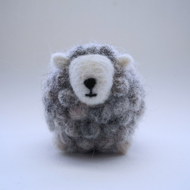 手工羊毛毡-菲尤特-羊-摆饰 - 玩偶/公仔 - 羊毛 白色