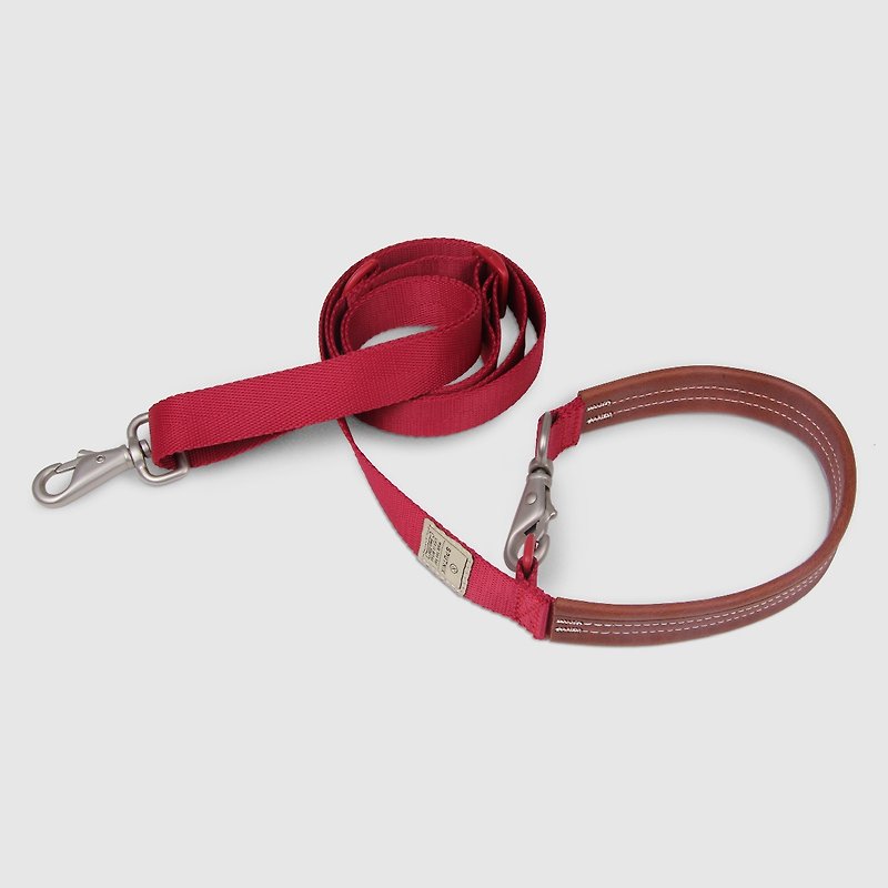 SPUTNIK 牵绳 - 红 (M) - 项圈/牵绳 - 聚酯纤维 红色