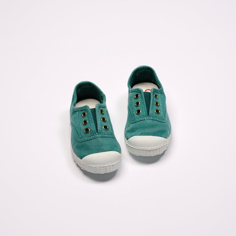 西班牙国民帆布鞋 CIENTA 70777 160 薄荷绿 洗旧布料 童鞋 - 童装鞋 - 棉．麻 绿色
