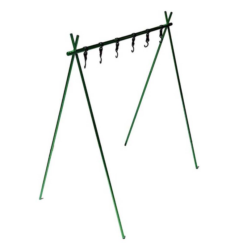 日本限定 HANGING POLE 组装轻便 收纳吊杆 多用途挂架 绿 - 野餐垫/露营用品 - 防水材质 绿色