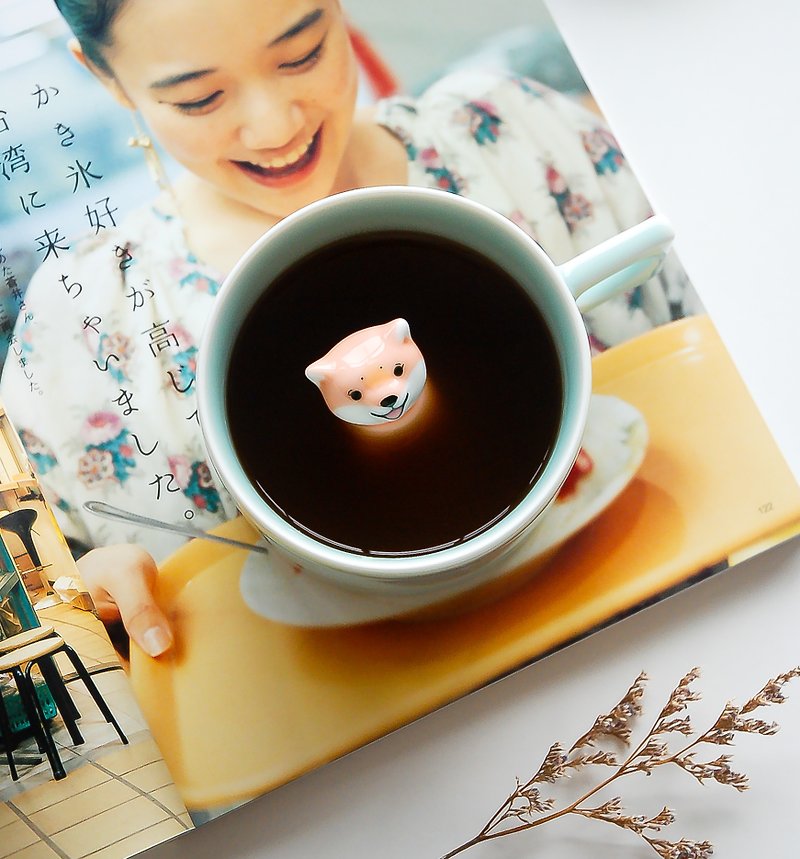 三浅陶社 原创设计 柴犬咖啡杯网红狗 招财礼物 立体杯子 创意 - 咖啡杯/马克杯 - 瓷 