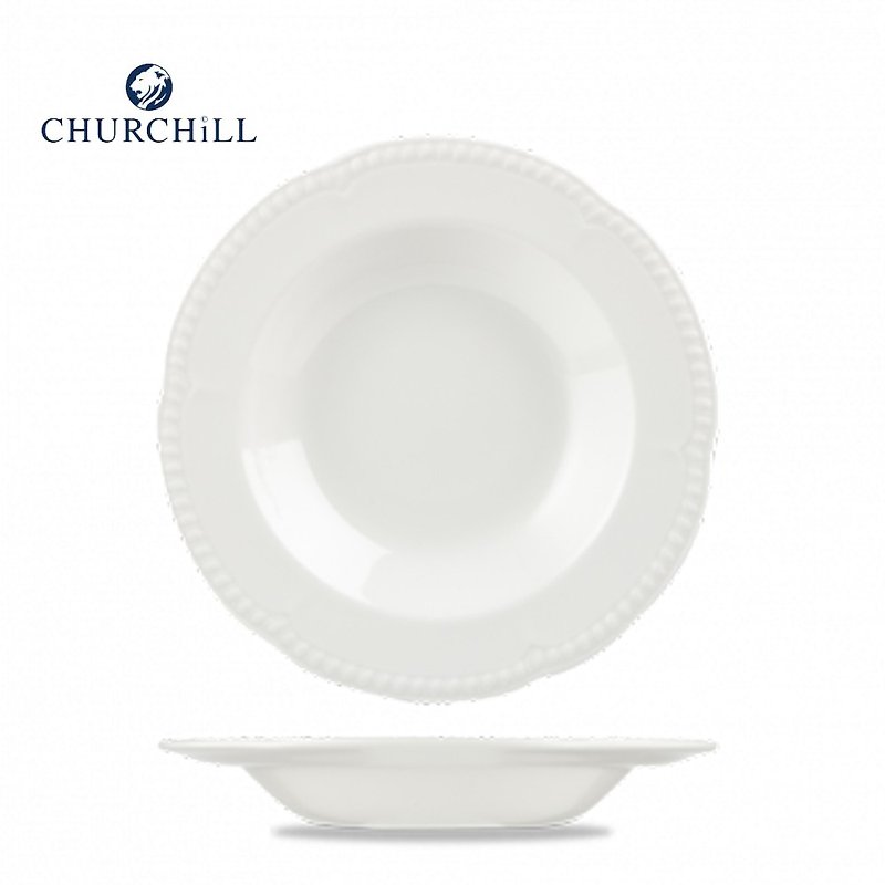 英国Churchill | Buckingham 系列 汤盘 (23 cm) - 盘子/餐盘/盘架 - 陶 白色