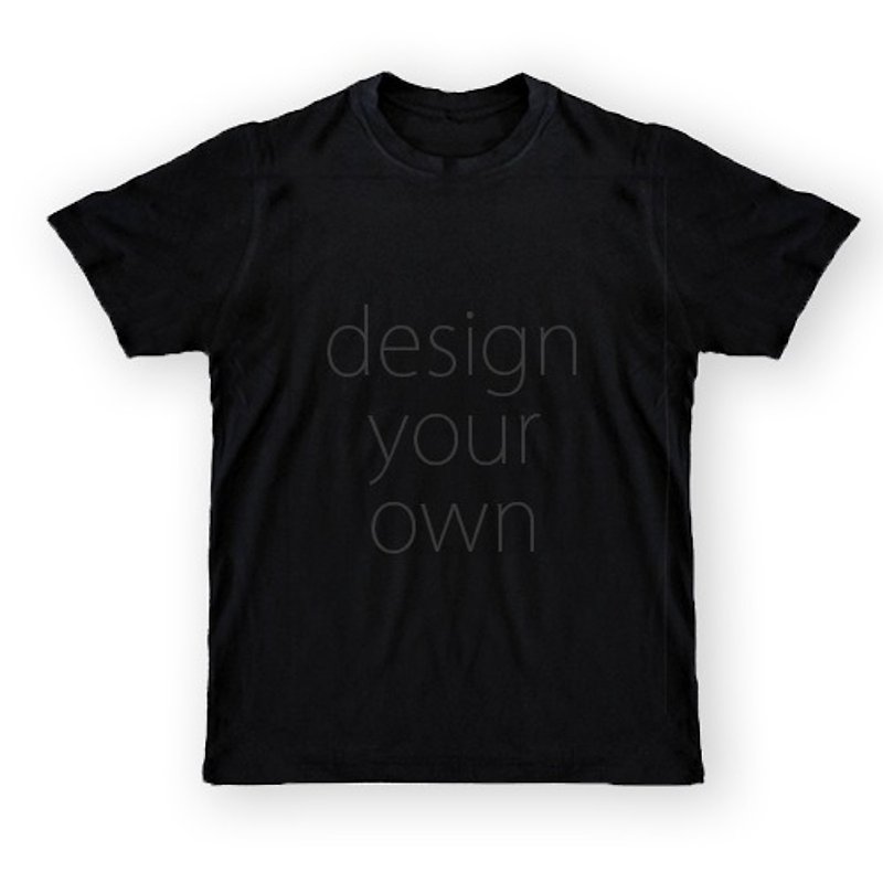 单面 / 定制化 / 黑 / 中性 / 棉T-shirt / AC4-02 - 女装 T 恤 - 其他材质 黑色