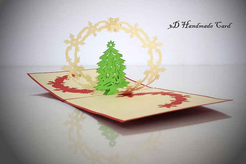 3D手工创意圣诞系列卡片~