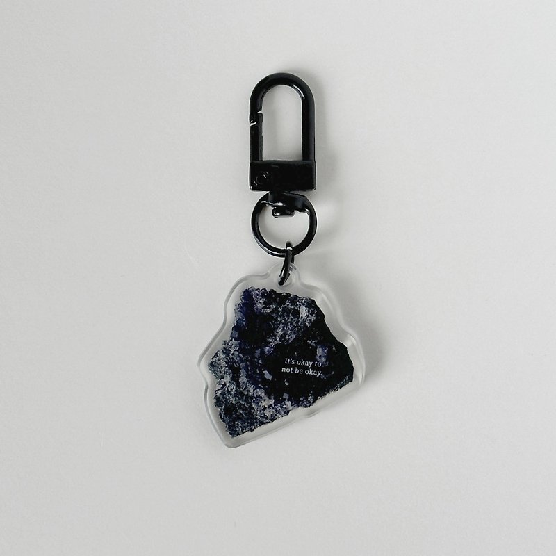 pzl.studio 矿物系列钥匙圈-紫水晶 - 钥匙链/钥匙包 - 压克力 