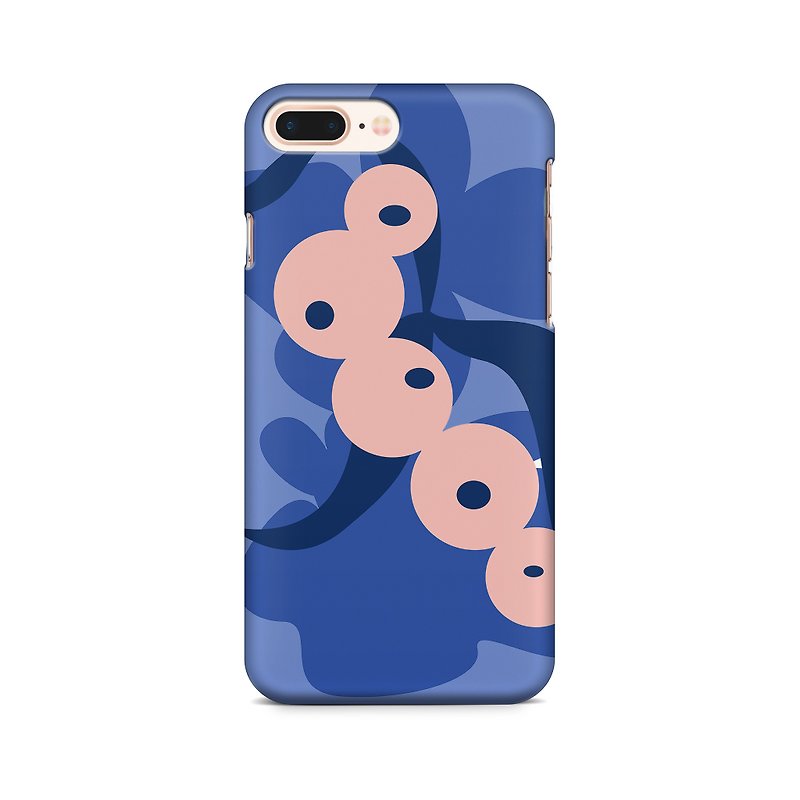 Circle flowers Phone case - 手机壳/手机套 - 塑料 蓝色