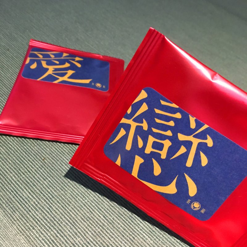 【恋爱】告白茶包 - 蓝 / 情人节限定 / 茶包3g单袋装 - 茶 - 新鲜食材 蓝色