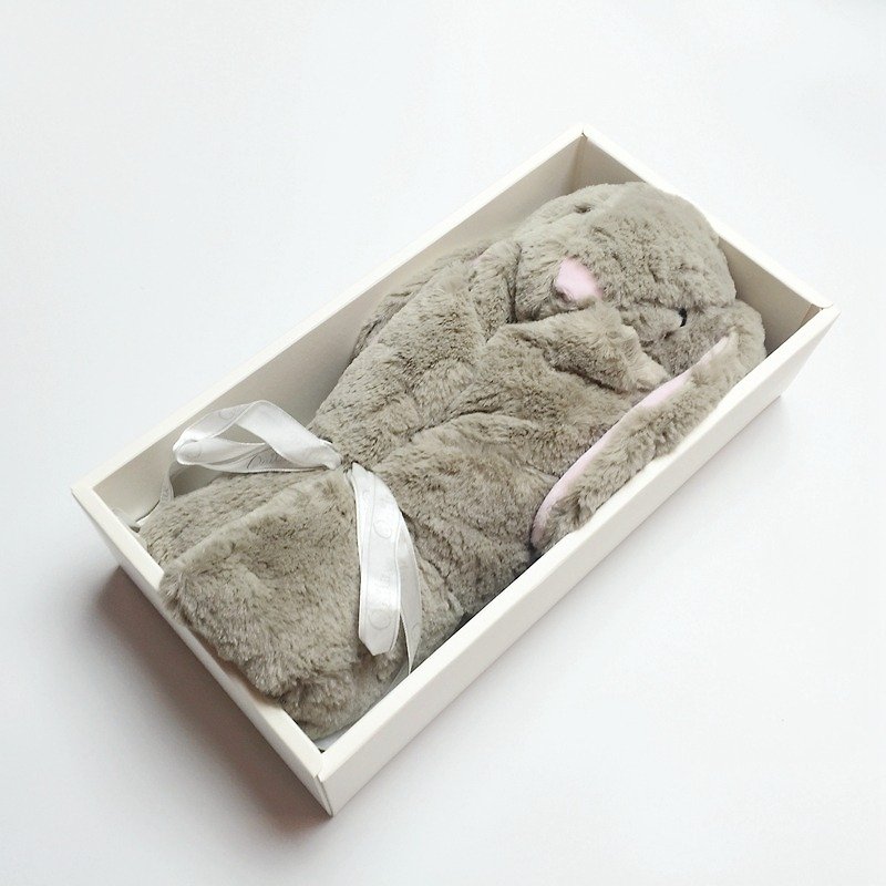 美国Quiltex超柔软动物婴儿毯安抚毯礼盒组 毛毯 空调毯 - 满月礼盒 - 聚酯纤维 多色