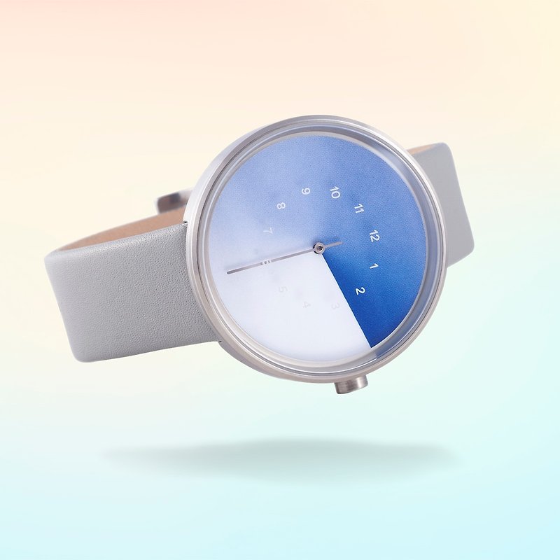 Hidden Time Watch 世界第一支隐藏时光的表-天蓝 - 对表/情侣表 - 贵金属 蓝色