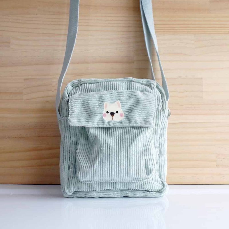 【Q-cute】包包系列-狗狗头/猫猫头/兔兔头-定制化 - 侧背包/斜挎包 - 其他材质 多色