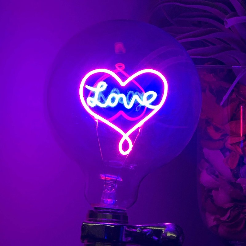 Love Heart LED灯泡 : 1 个 (纯灯泡) - 灯具/灯饰 - 玻璃 紫色