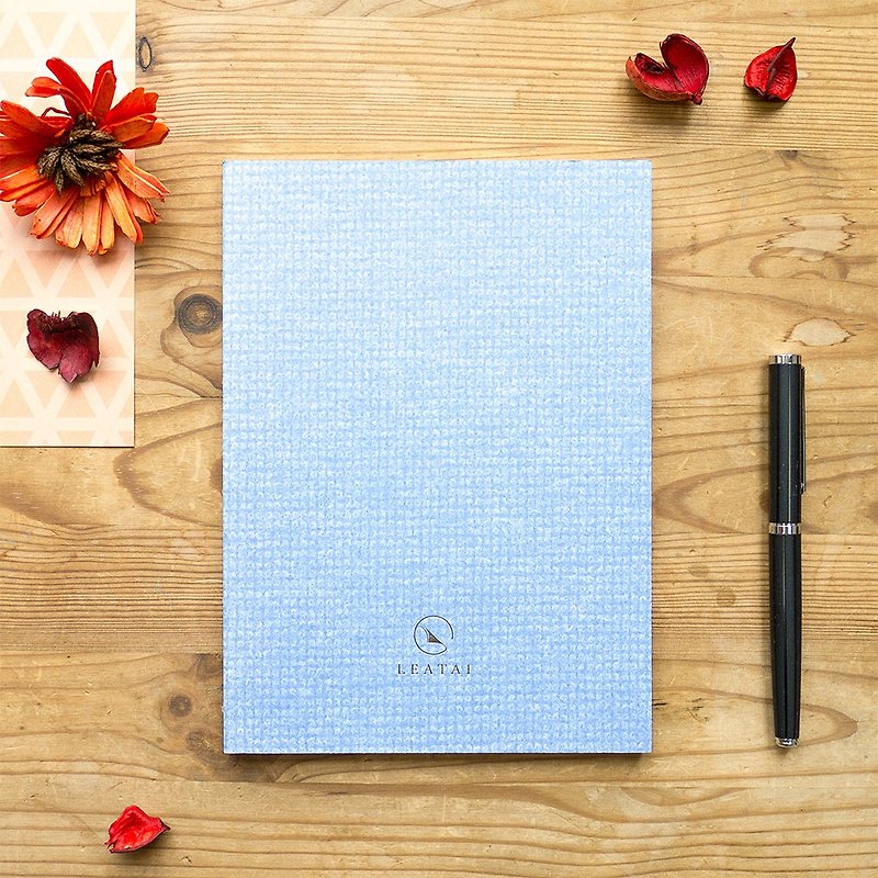 A5 经典方格笔记本。棉花糖色系-云朵蓝 (介纸1.0 钢笔适用纸) - 笔记本/手帐 - 纸 蓝色