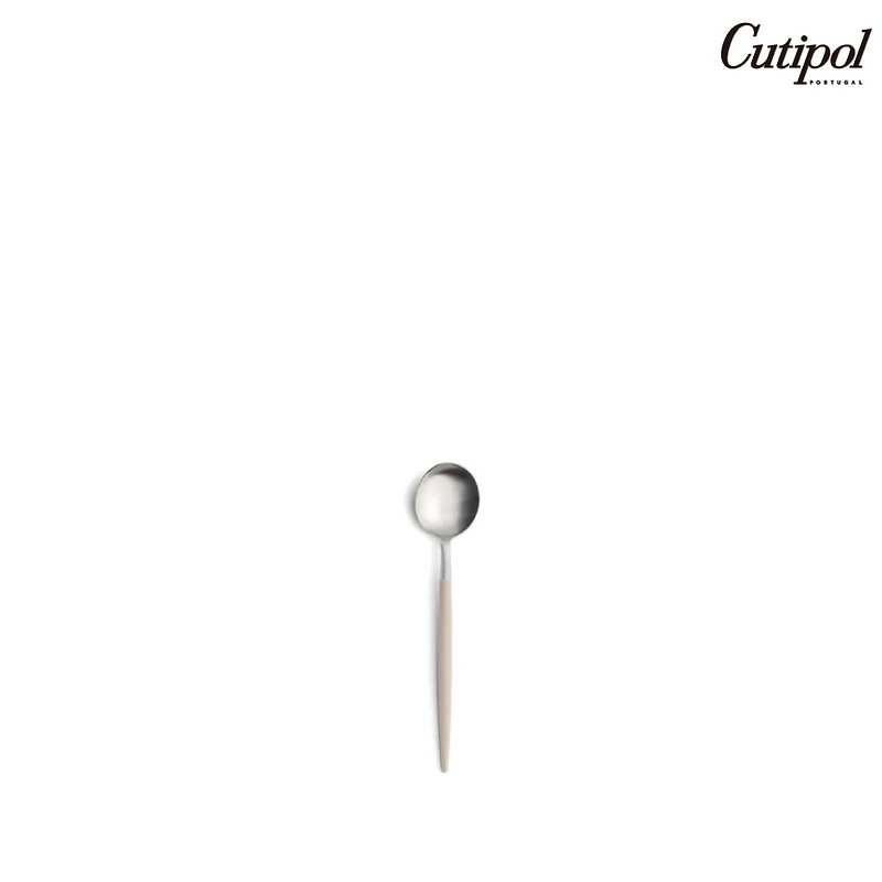葡萄牙Cutipol GOA系列奶茶柄12.5cm咖啡匙 - 餐刀/叉/匙组合 - 不锈钢 卡其色