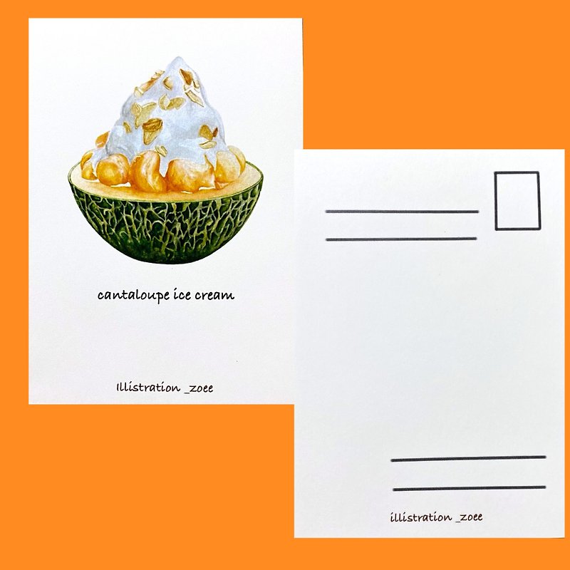 食物视觉飨宴明信片 - 卡片/明信片 - 纸 多色