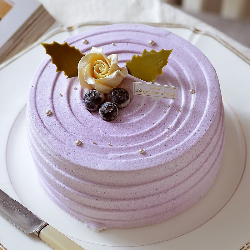 艾波索【大甲芋香恋人6寸】生日蛋糕 - 蛋糕/甜点 - 新鲜食材 紫色