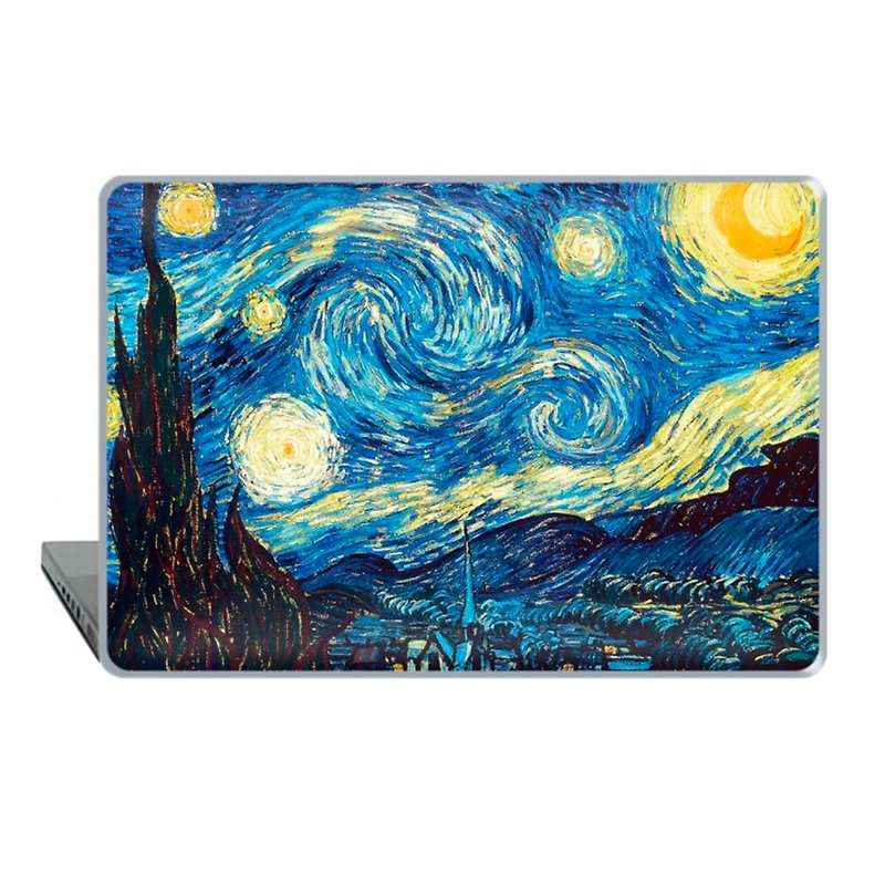 Van Gogh Starry Night Macbook case MacBook Air MacBook Pro Retina hard case 1508 - 平板/电脑保护壳 - 塑料 蓝色
