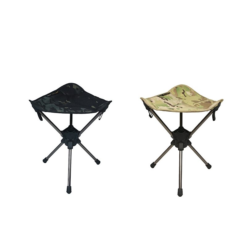 【OWL CAMP】三脚旋转椅 - 迷彩色 (共2色) - 野餐垫/露营用品 - 尼龙 多色